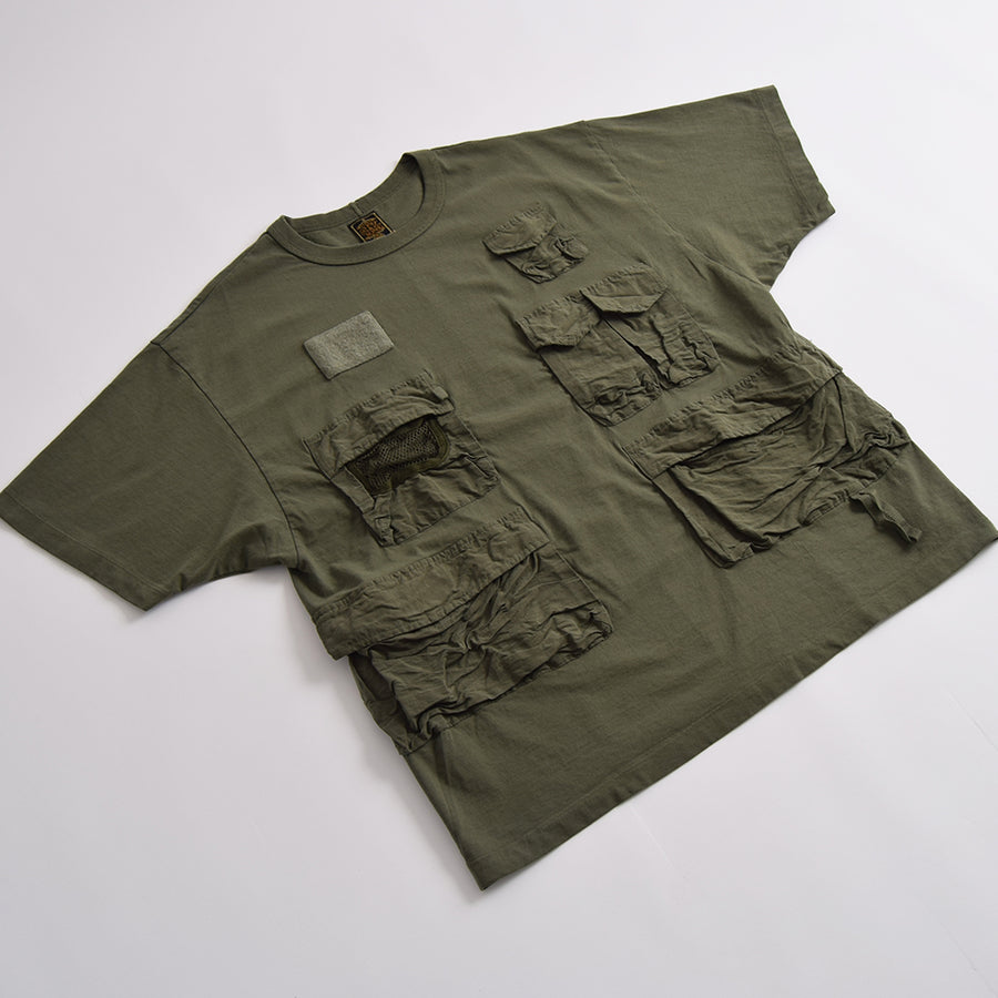 Gypsy & Sons Military Green Baggy Fishing Tee