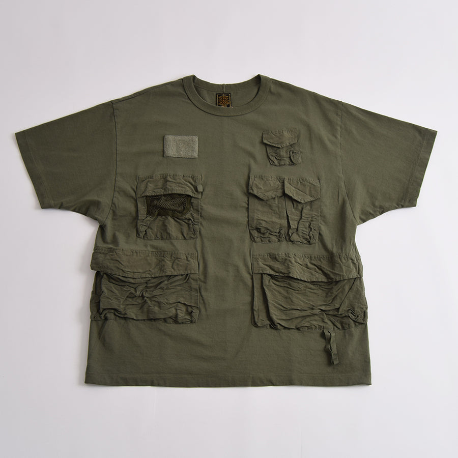 Gypsy & Sons Military Green Baggy Fishing Tee