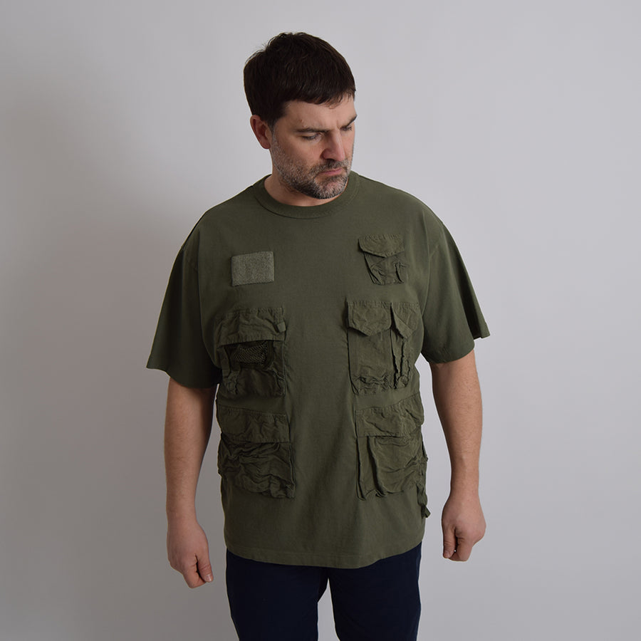 Gypsy & Sons Military Green Baggy Fishing Tee