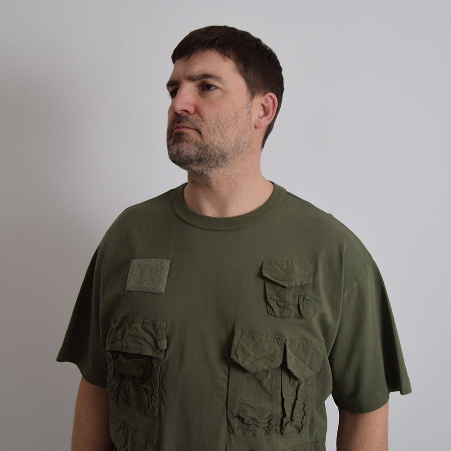 Gypsy & Sons Military Green Baggy Fishing Tee