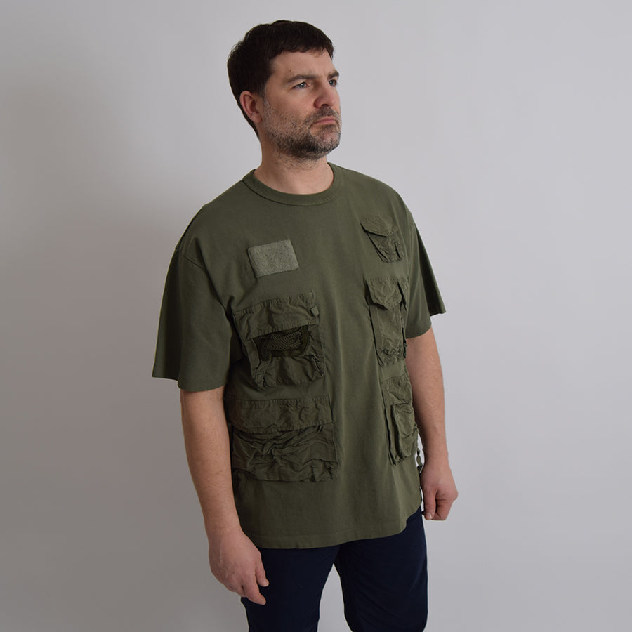 Gypsy & Sons Military Green Baggy Fishing Tee