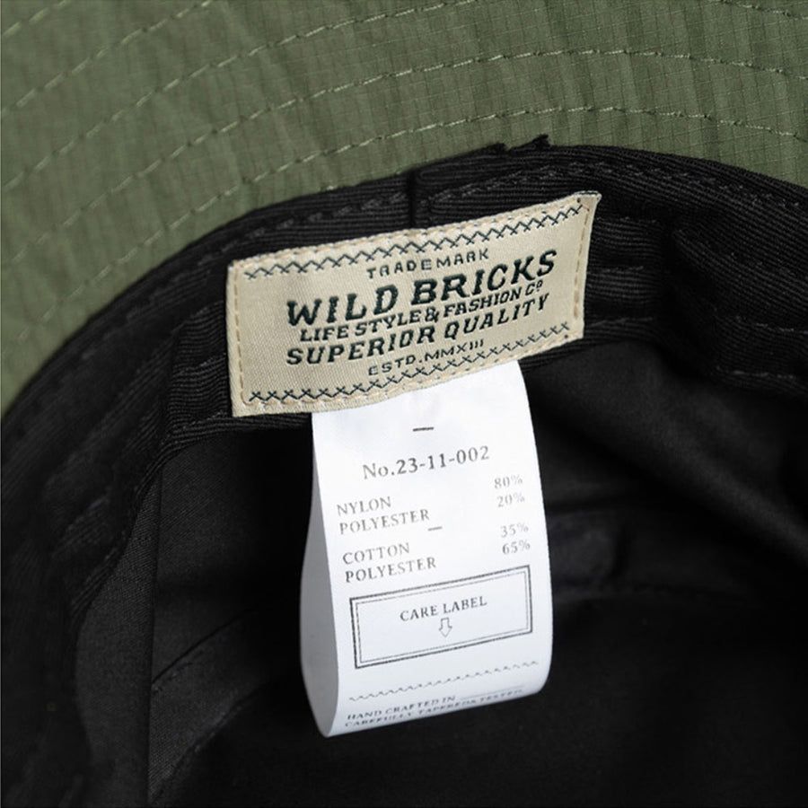 Wildbricks Olive Green Jungle Bucket Hat