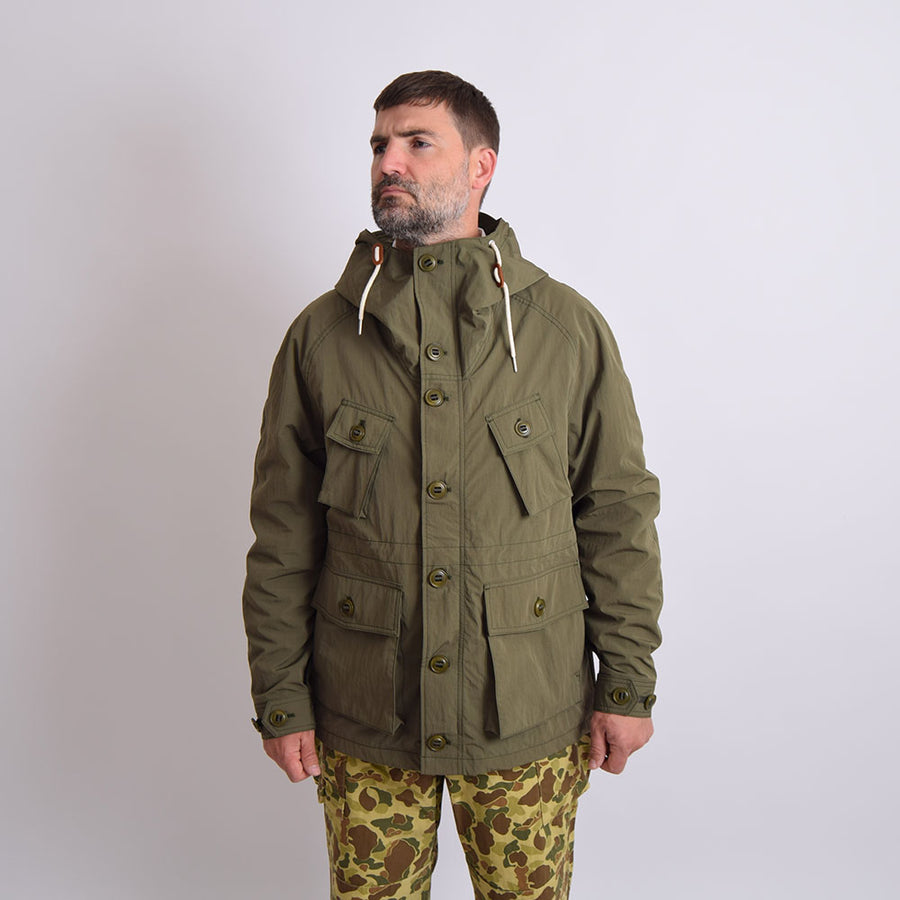 Wildbricks Olive Green Ripstop Mountain Parka