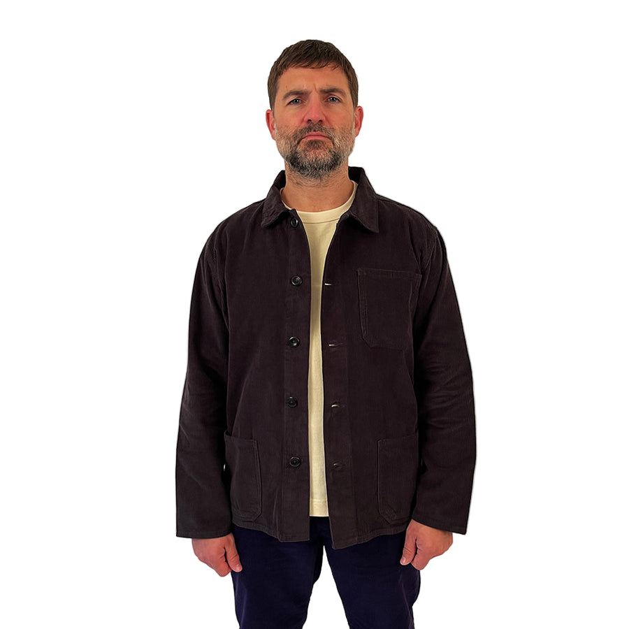 Uskees Charcoal Corduroy Overshirt