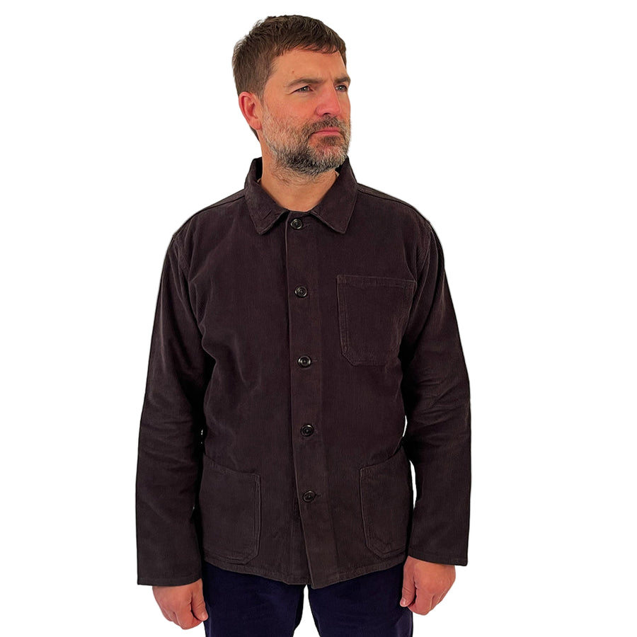 Uskees Charcoal Corduroy Overshirt