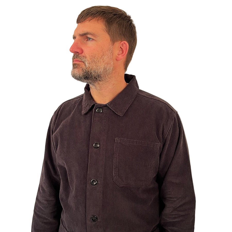 Uskees Charcoal Corduroy Overshirt