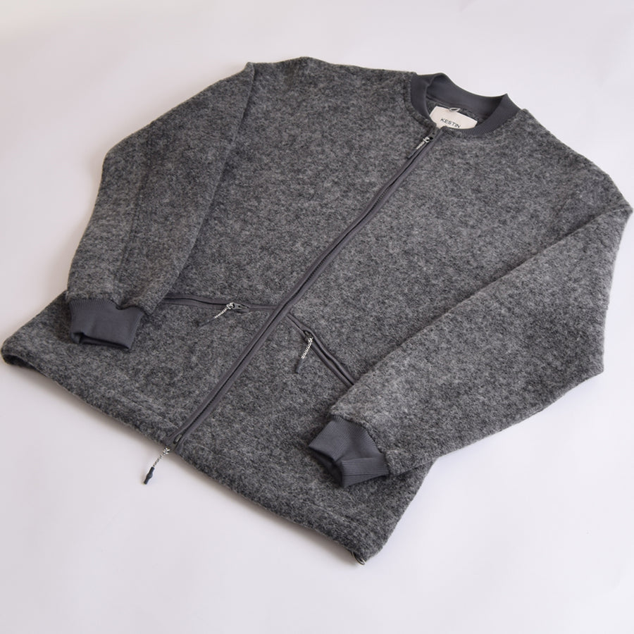 Kestin Grey Wool Dreghorn British Army Fleece