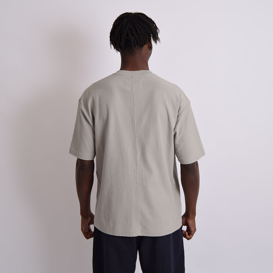 TMCAZ Stone Grey Short Sleeve 3-D Dual Pocket Tee