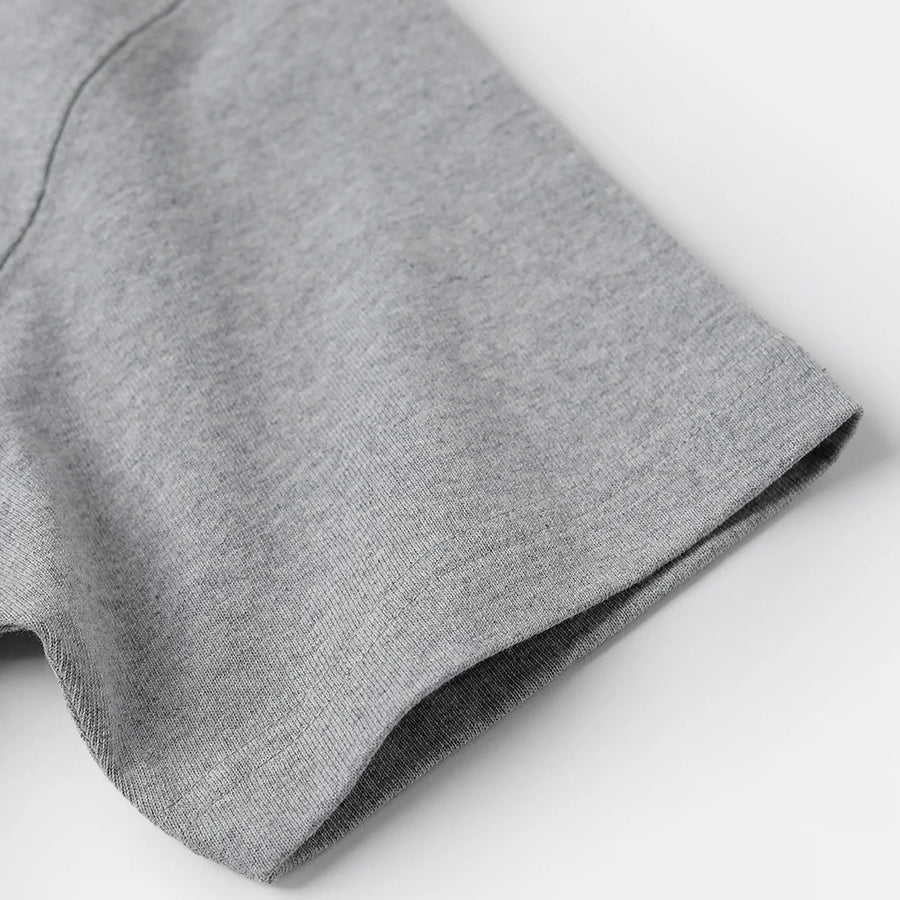 Bronson Grey 9oz Heavyweight US Cotton Tubular Tee