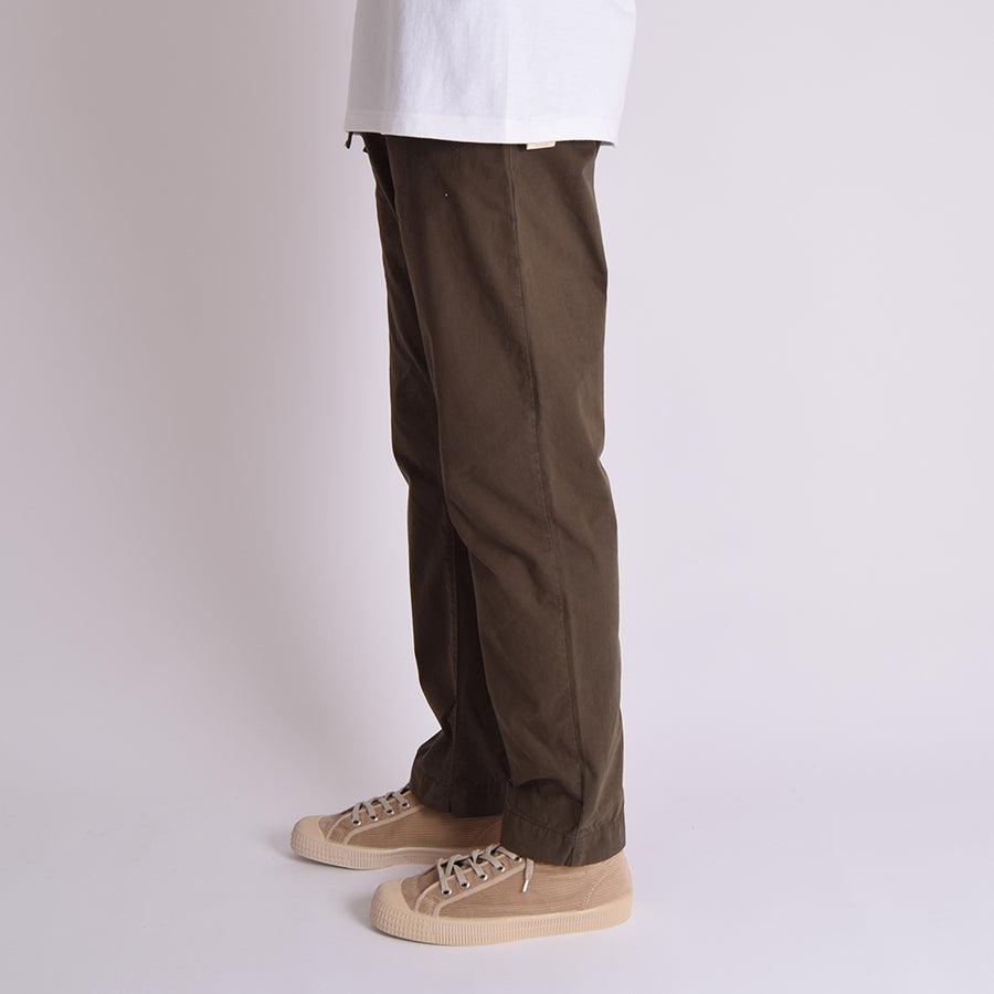 Kestin Dark Olive Cotton Twill Inverness Pants