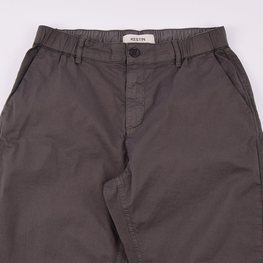 Kestin Charcoal Cotton Twill Inverness Pants