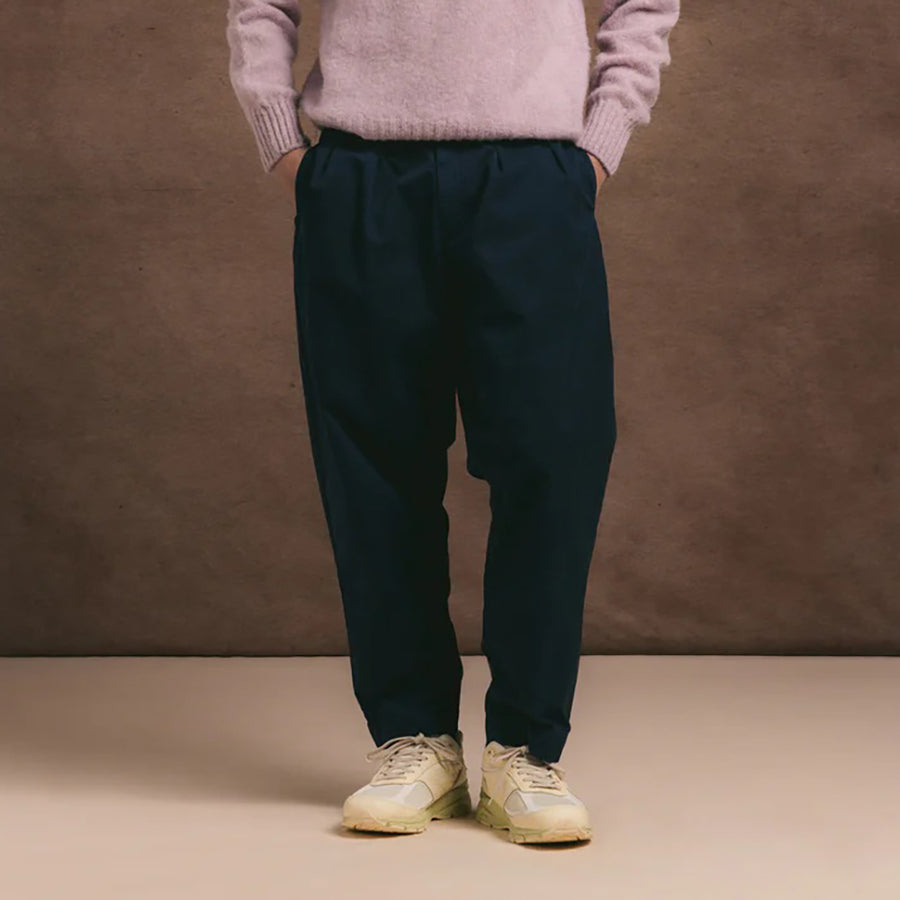 Kestin Navy Cotton Twill Clyde Pants