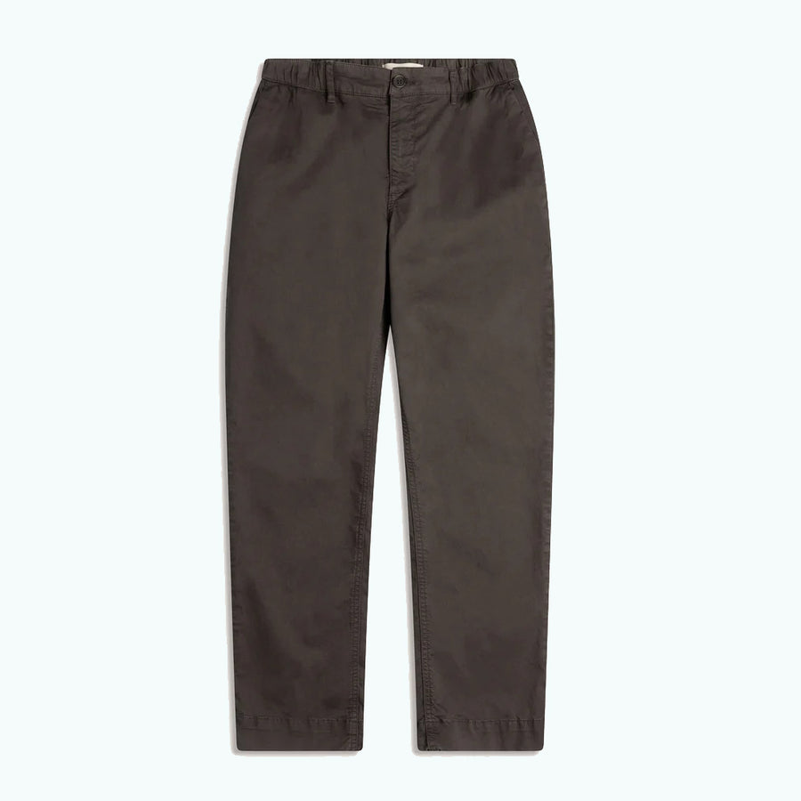 Kestin Charcoal Cotton Twill Inverness Pants