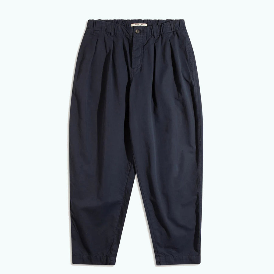Kestin Navy Cotton Twill Clyde Pants