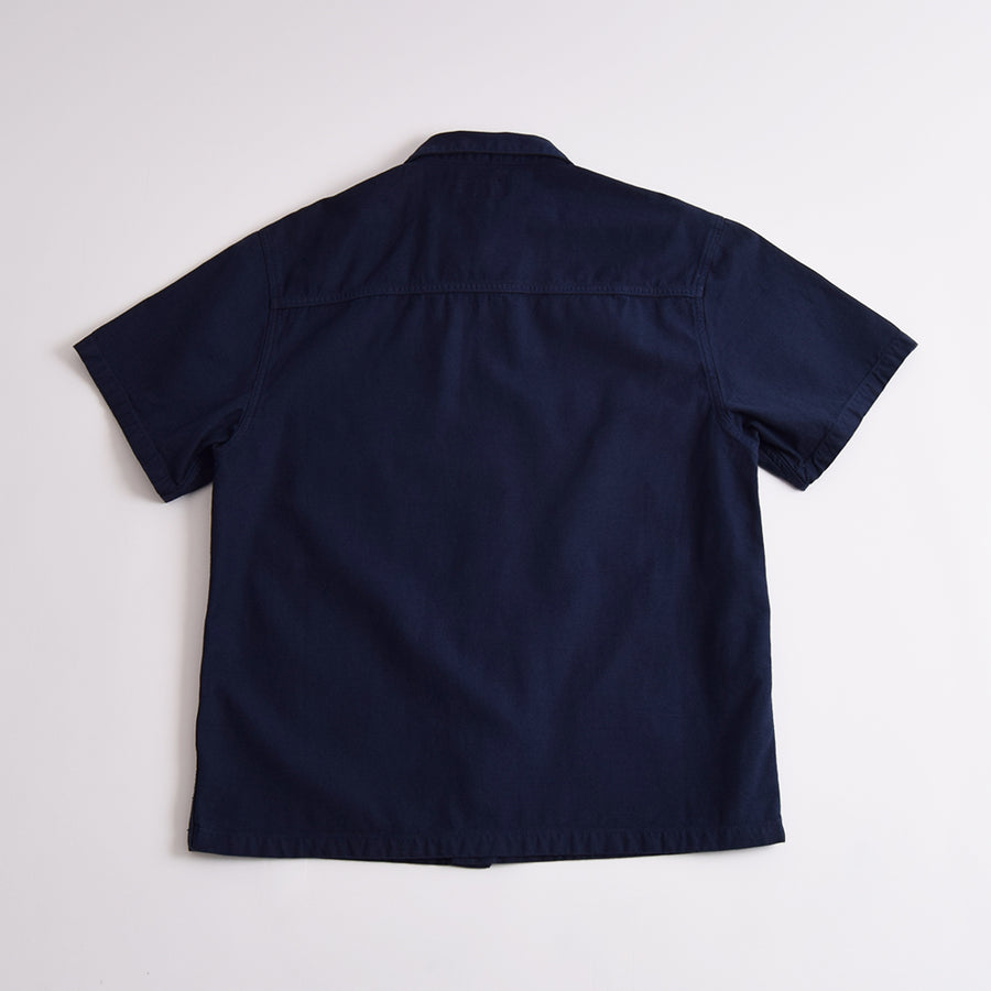 Stan Ray Navy Cotton Sateen Short Sleeve CPO Shirt