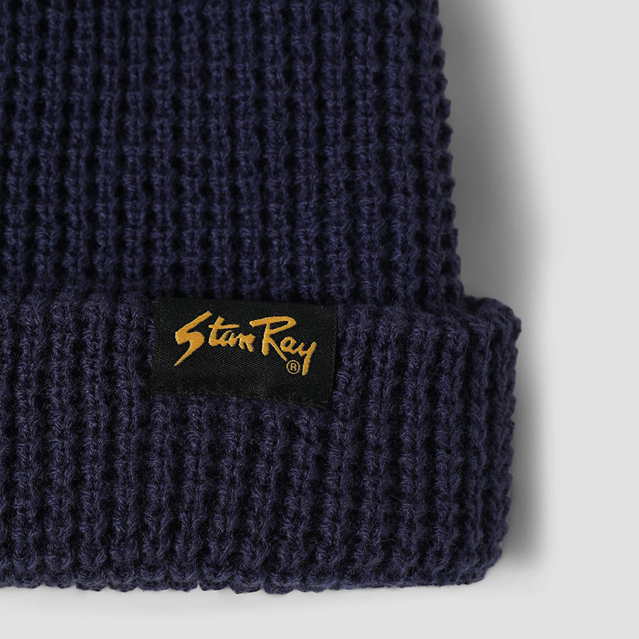 Stan Ray Navy Waffle Knit Beanie