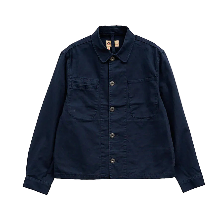 Nigel Cabourn Lybro Navy Short Angled Duck Canvas Jacket – Rivet