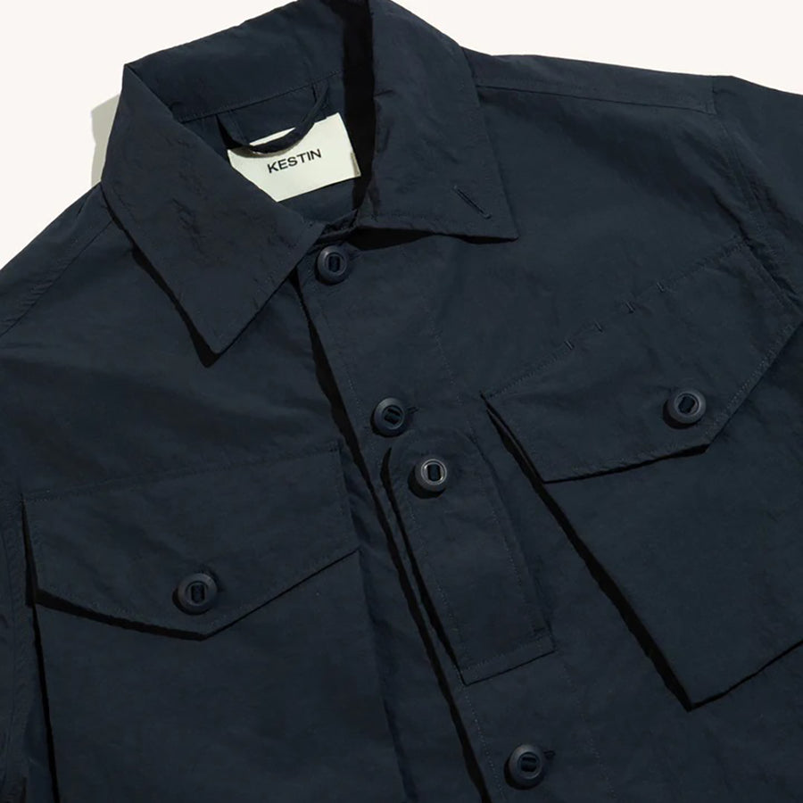 Kestin Navy Italian Nylon/Cotton Redford Jacket