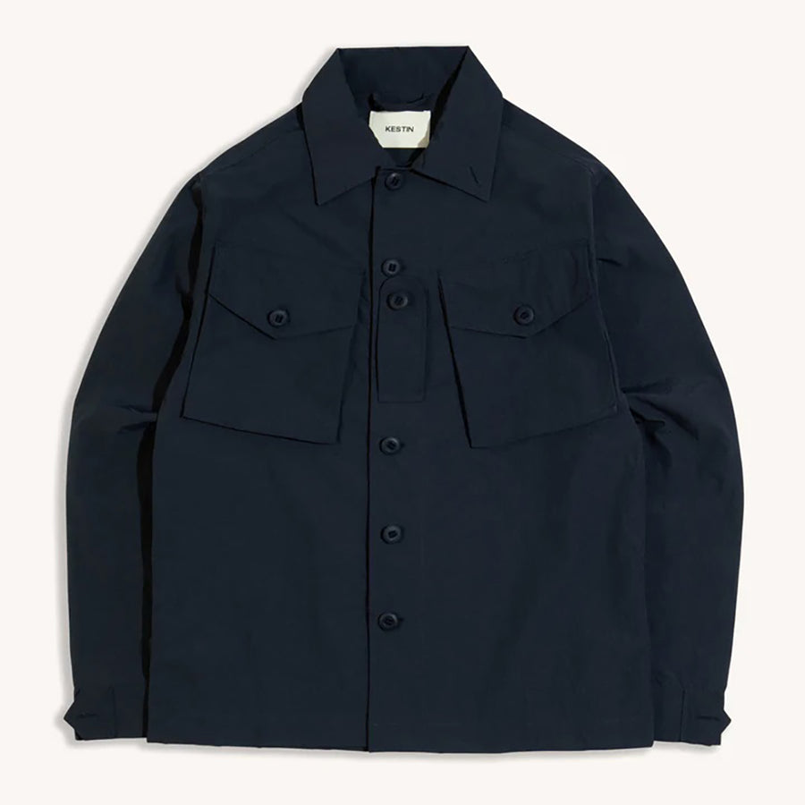 Kestin Navy Italian Nylon/Cotton Redford Jacket