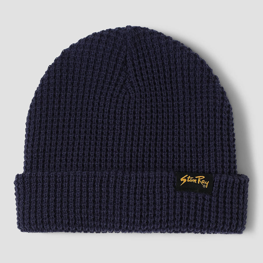 Stan Ray Navy Waffle Knit Beanie