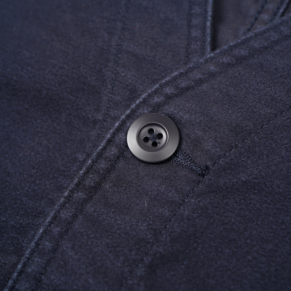 Nigel Cabourn Lybro Dark Navy Moleskin Work Vest – Rivet Clothing
