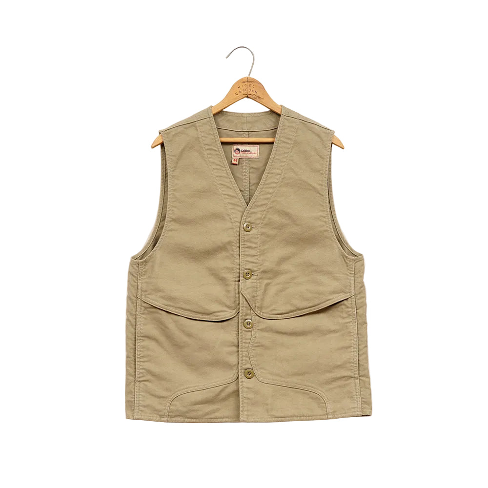Nigel Cabourn Lybro Green Moleskin Work Vest – Rivet Clothing Store