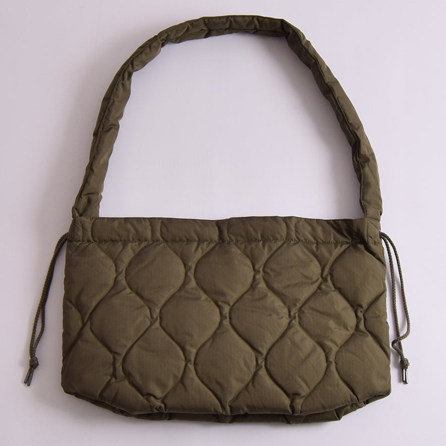 Taion Dark Olive Military Down Ripstop Shoulder Bag