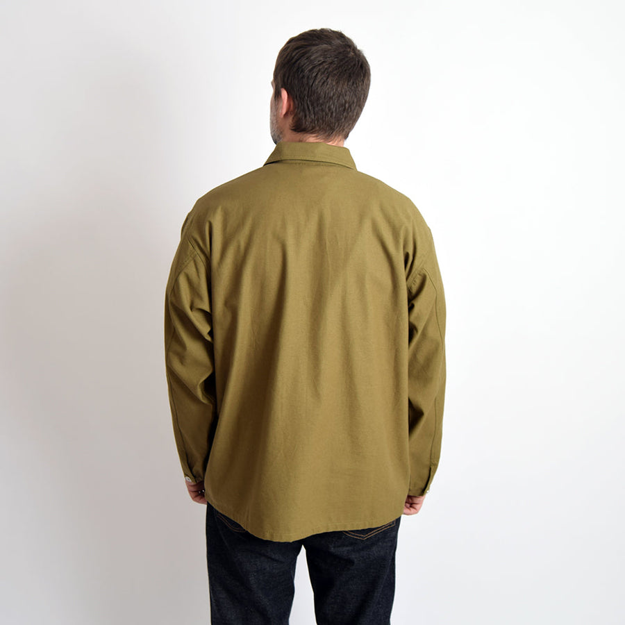 Houston Olive Drab US Army Pullover Fatigue Shirt