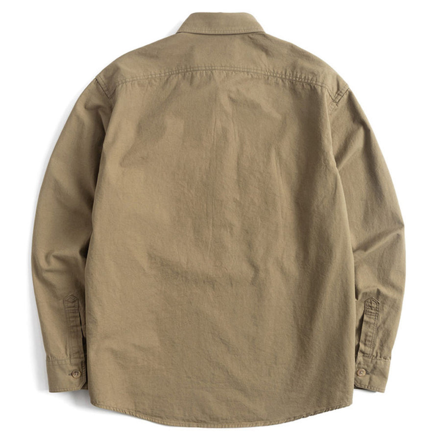 Wildbricks Olive Military Pullover Shirt