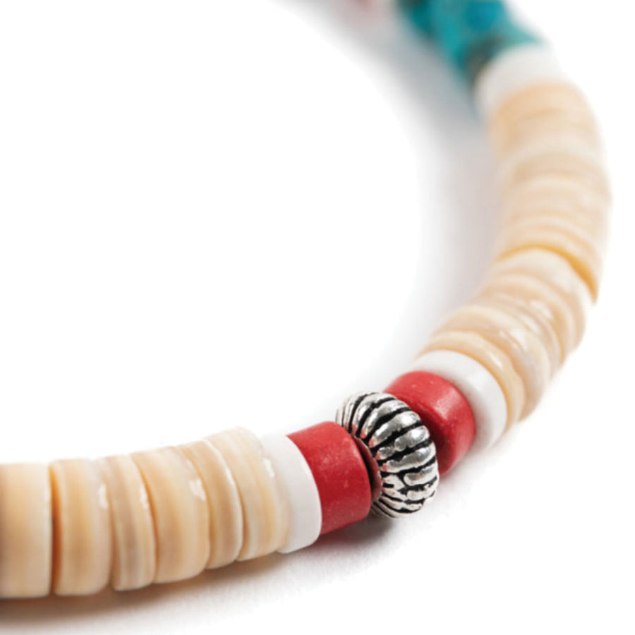 Wildbricks Beige Toggle Bracelet
