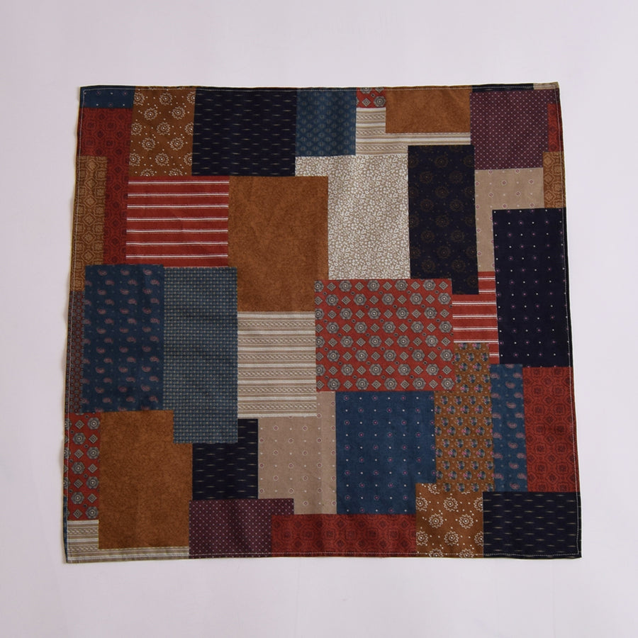 Gypsy & Sons Multi-Coloured Patchwork Bandana Scarf