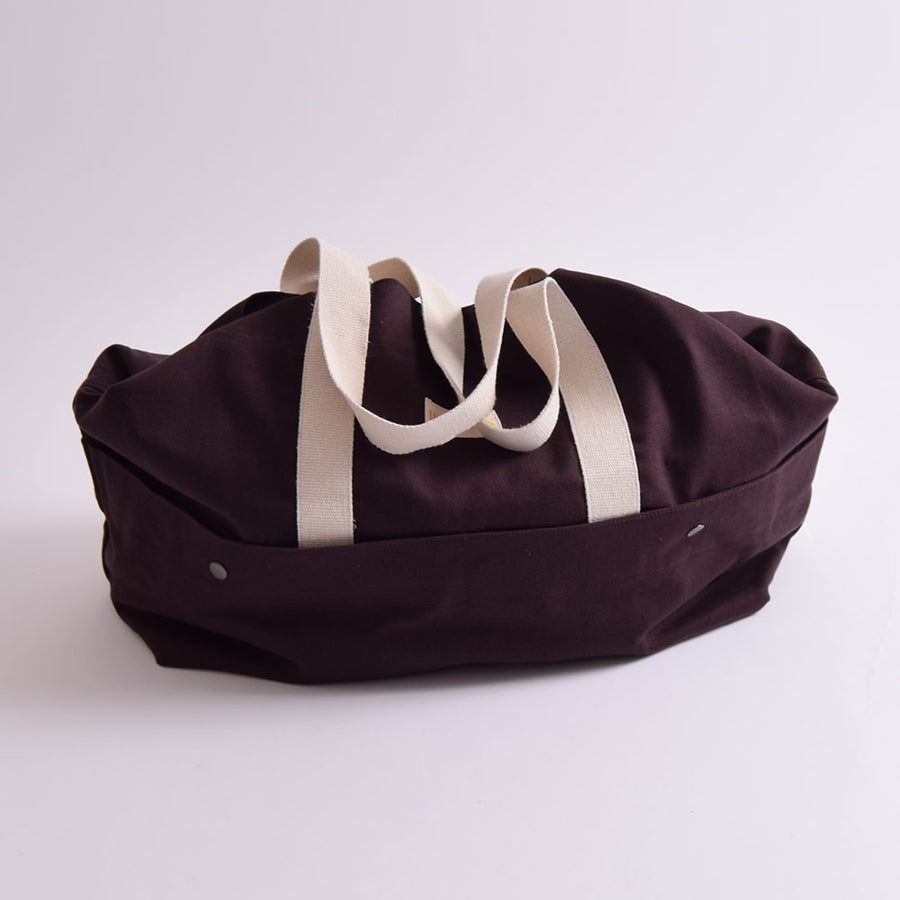 Uskees Dark Plum Cotton Drill Tote Bag