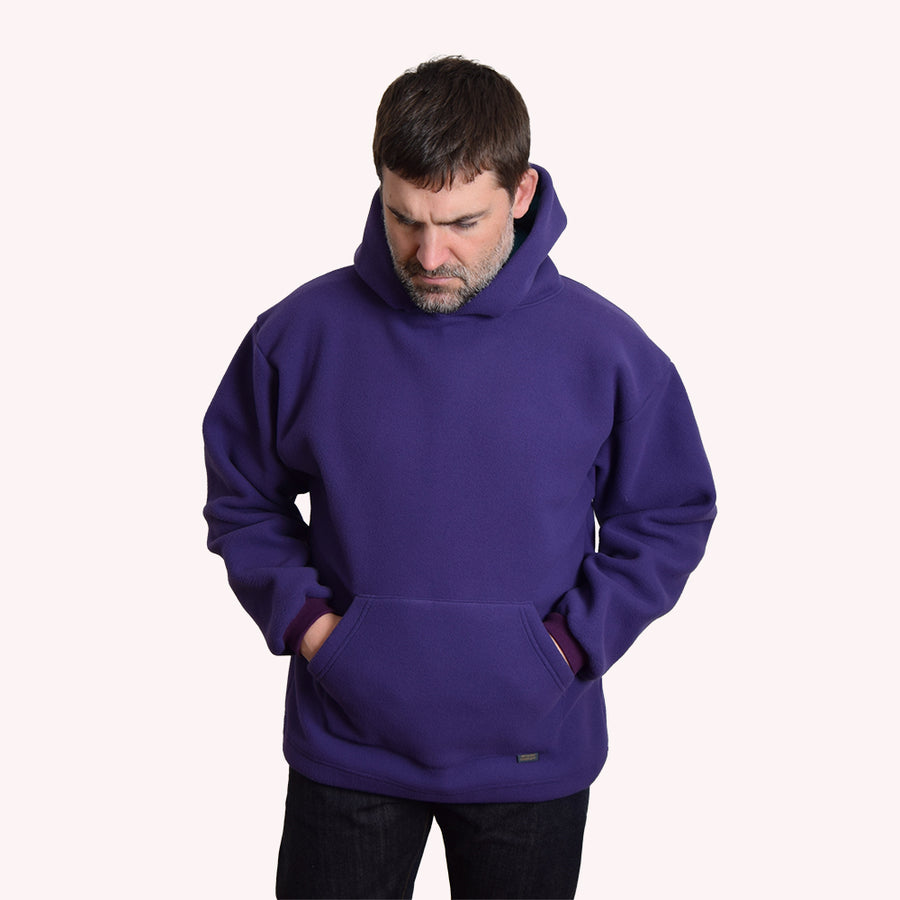 Gypsy & Sons Purple Fleece Hoodie