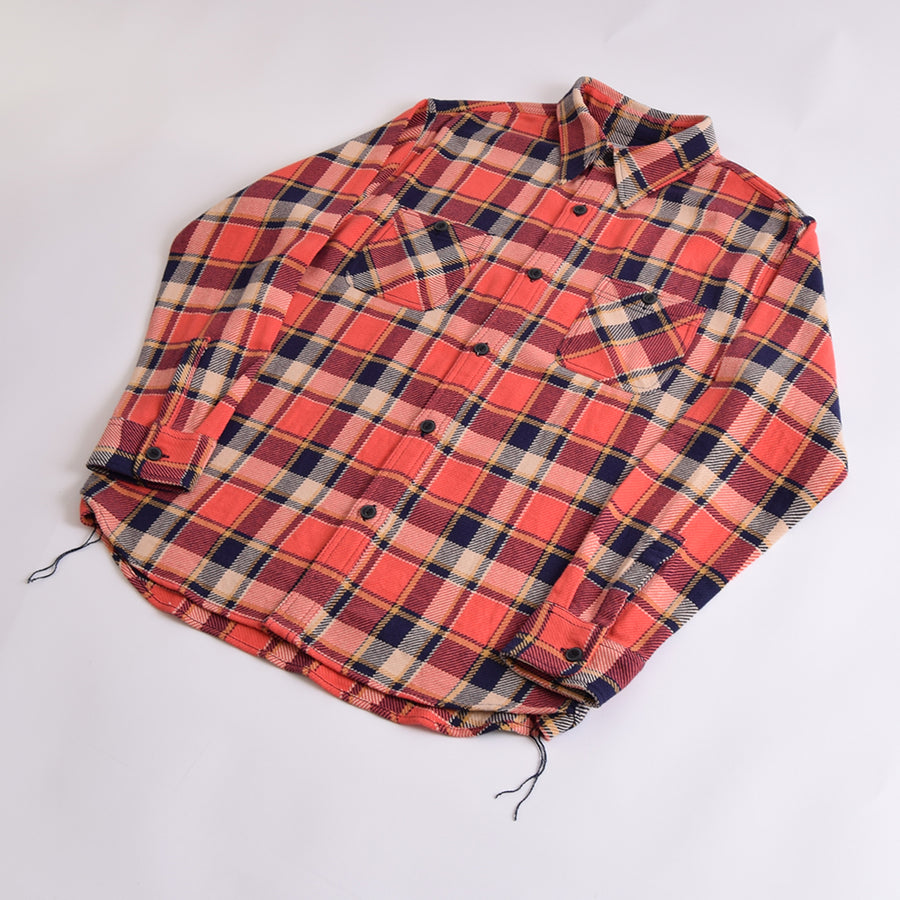 Houston Red & Navy Check Work Shirt