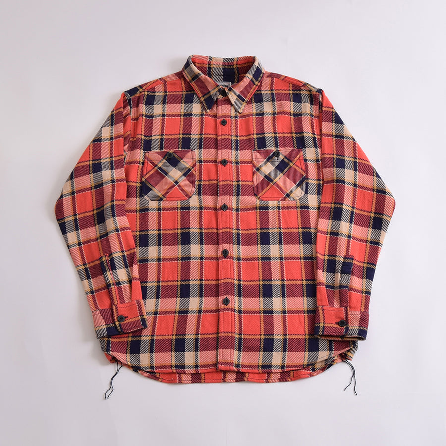 Houston Red & Navy Check Work Shirt