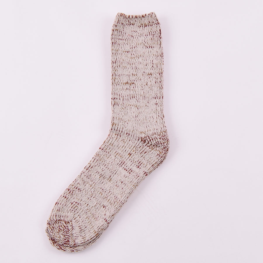 Thunders Love Raw White Recycled Wool Socks
