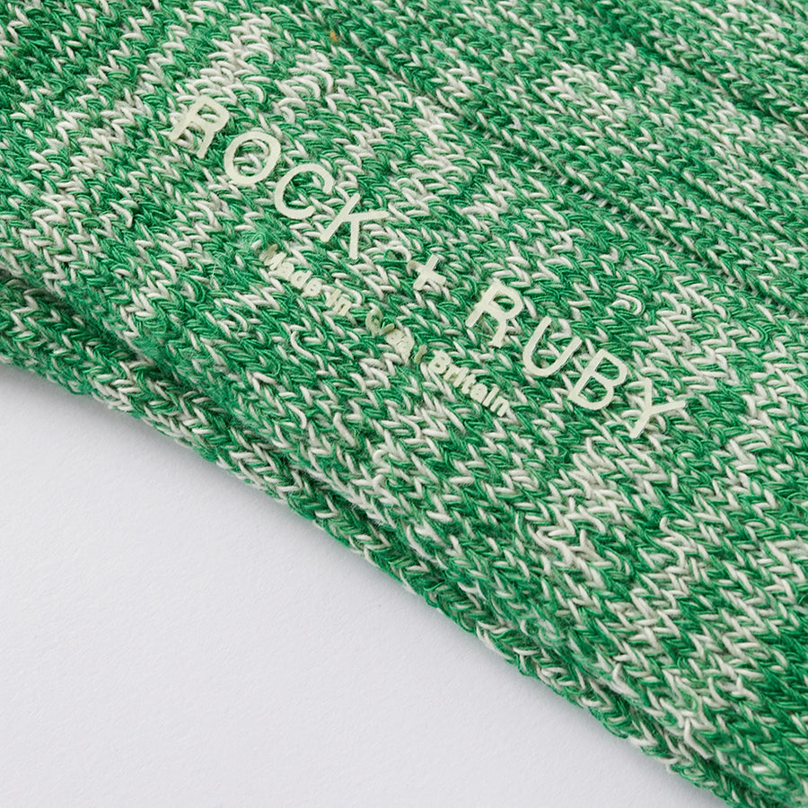 Rock And Ruby Ollie Emerald Cotton Socks