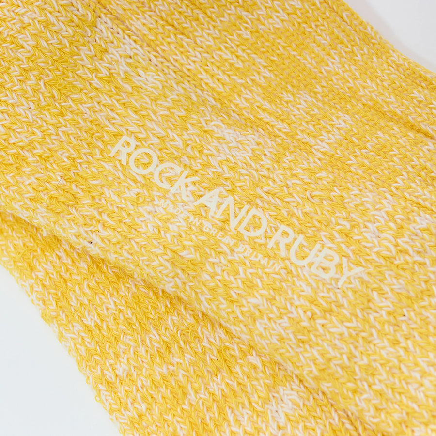 Rock And Ruby Ollie Lemon Cotton Socks