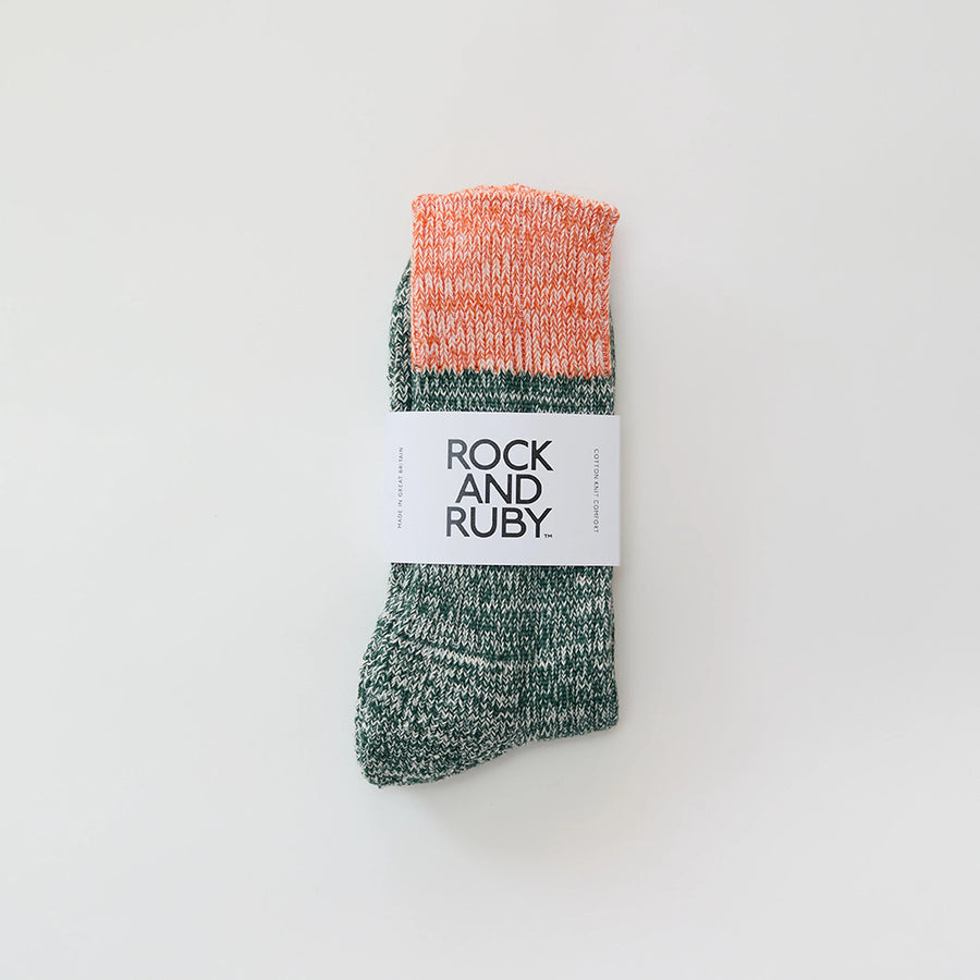 Rock And Ruby Ollie Pine Cotton Socks