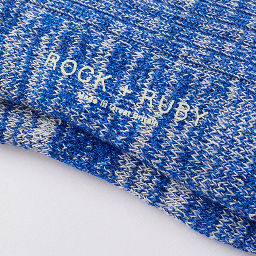 Rock And Ruby Ollie Royal Blue Cotton Socks