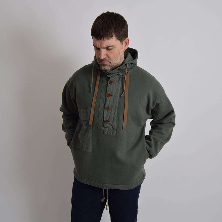 Gypsy & Sons Sage Green Himalaya Sweatshirt Jacket