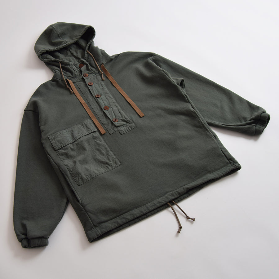 Gypsy & Sons Sage Green Himalaya Sweatshirt Jacket