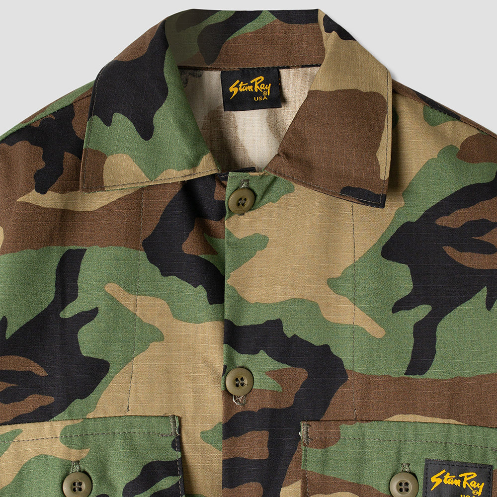 Stan Ray Woodlands Camo Cotton Ripstop 4 Pocket Jacket – Rivet