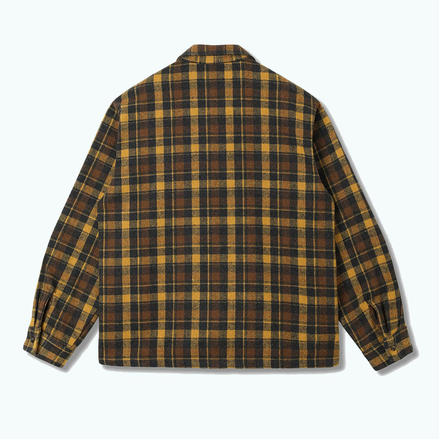 Stan Ray Acorn Plaid Cotton Flannel Zip Shirt