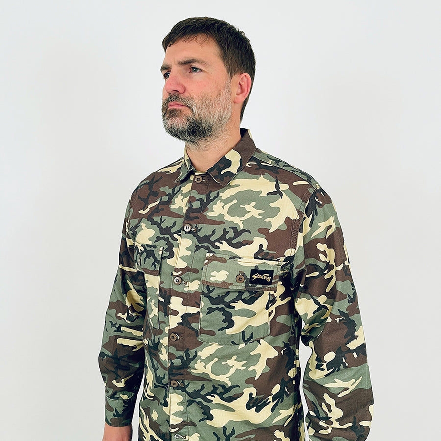 Stan Ray Woodland DPM  Cotton Ripstop CPO Shirt