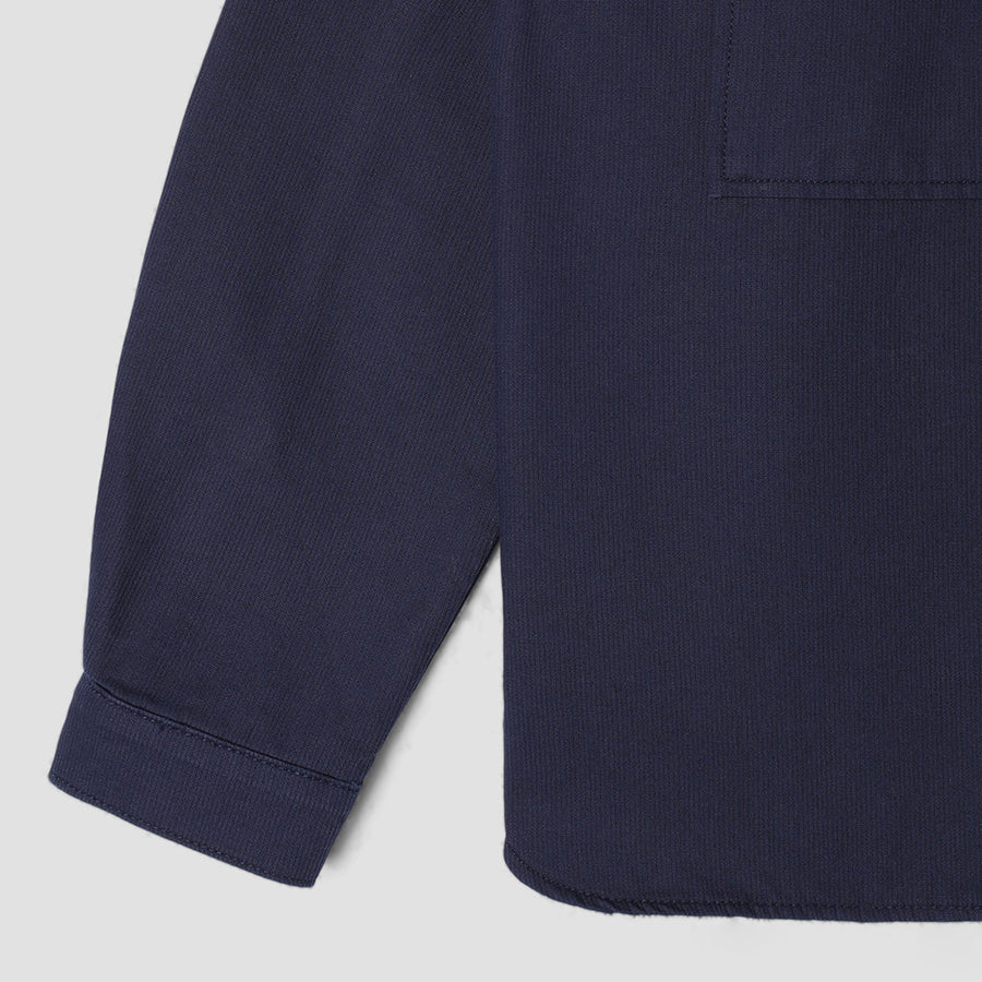 Stan Ray Navy Bedford Cord Painters Pop Over Shirt