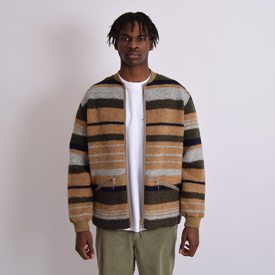 Kestin Striped Wool Dreghorn British Army Fleece