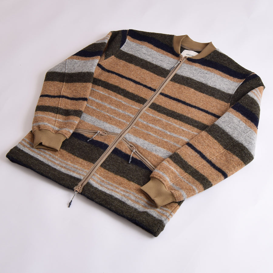 Kestin Striped Wool Dreghorn British Army Fleece