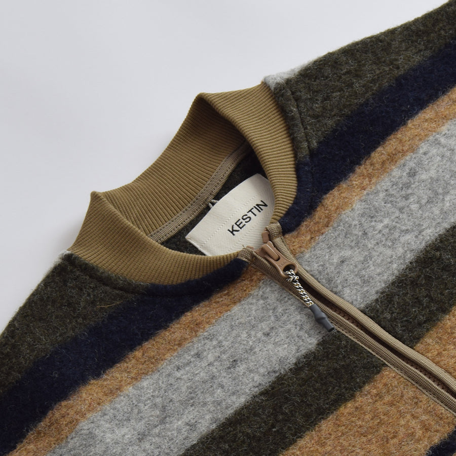 Kestin Striped Wool Dreghorn British Army Fleece