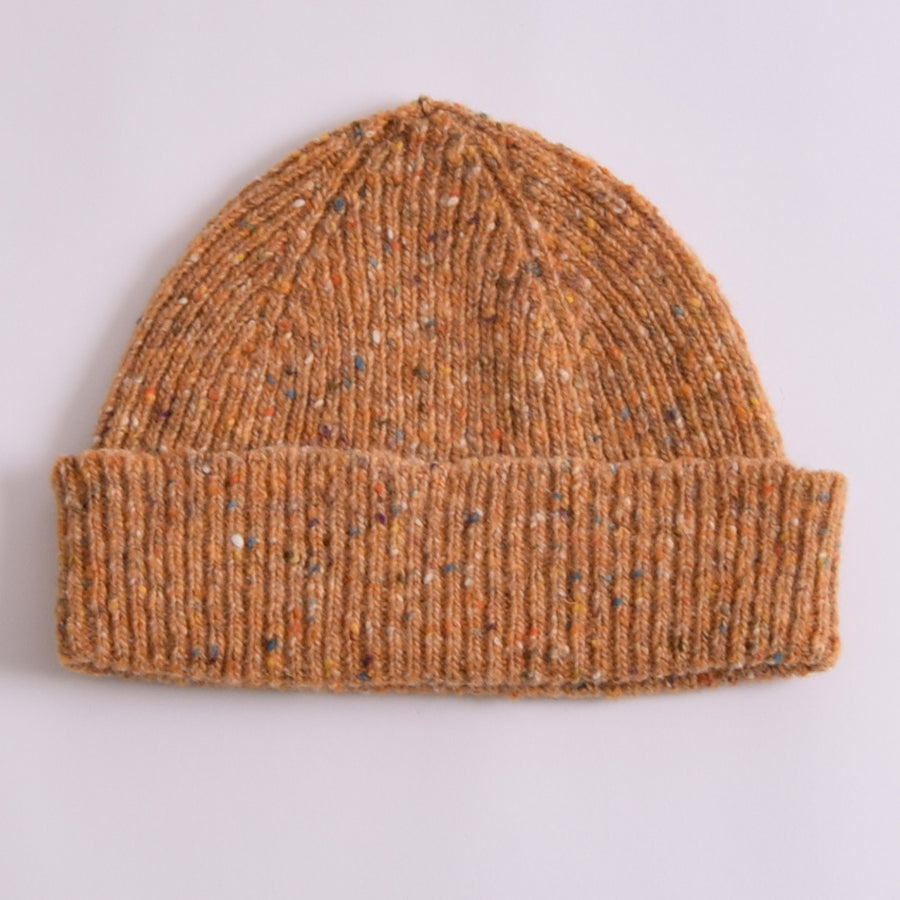 Uskees Butterscotch Speckled Donegal Wool Hat